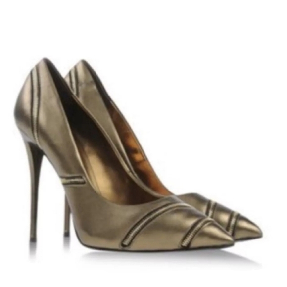 Giuseppe Zanotti bronze heels - Picture 3 of 12